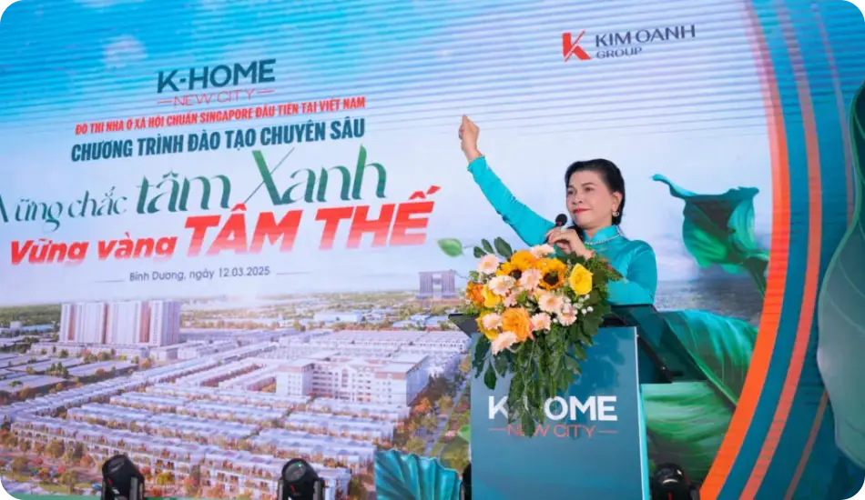 Bùng nổ tại chương trình đào tạo chuyên sâu dự án K-Home New City – Đô thị nhà ở xã hội đầu tiên chuẩn Singapore tại Việt Nam.